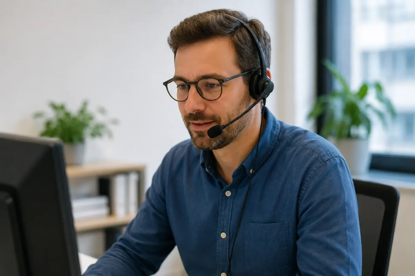 Conseiller téléphonique accompagnant un usager sur ses droits en santé via le service Santé Info Droits.